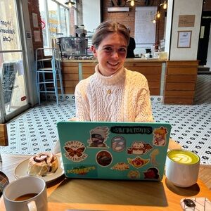 Cream Turtleneck Cable Knit Sweater